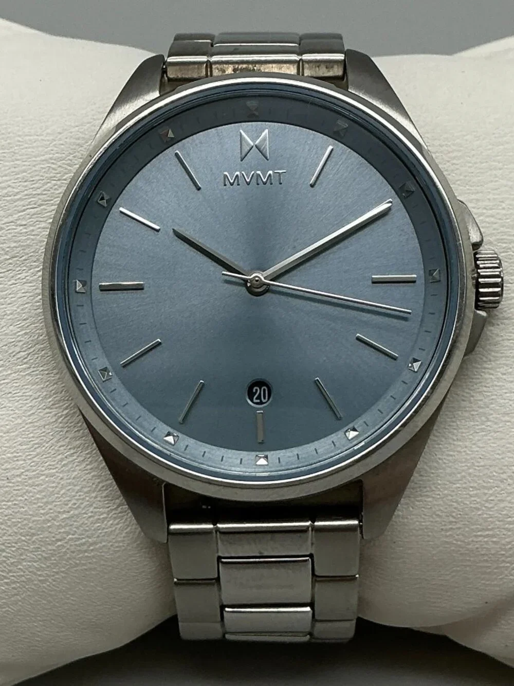 MVMT Coronada International Waters Womens Watch 36mm Silver Tone New Battery